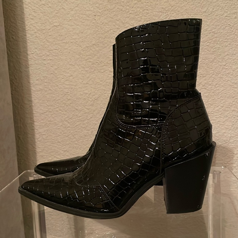 PLT western ankle boot